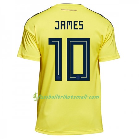 Fußballtrikots Kolumbien James 10 WM 2018 Heimtrikotsatz kaufen